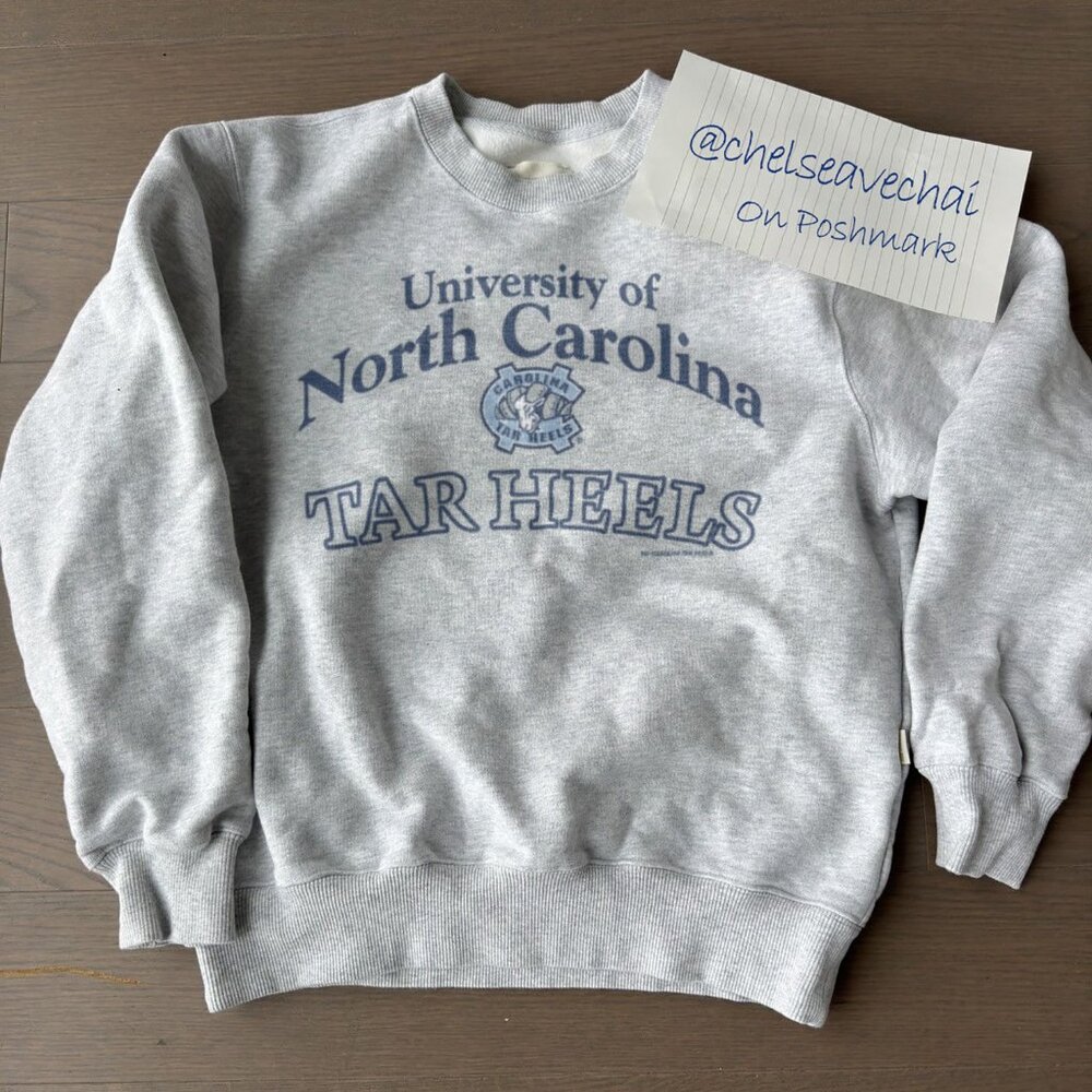 University Of North Carolina Crewneck Sweatshirt, North Carolina Tar Heels Shirt